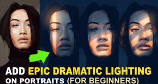 Featured image for Techniques For Painting Portraits In Photoshop With Dramatic Lighting