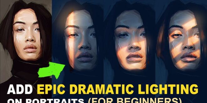 Featured image for Techniques For Painting Portraits In Photoshop With Dramatic Lighting